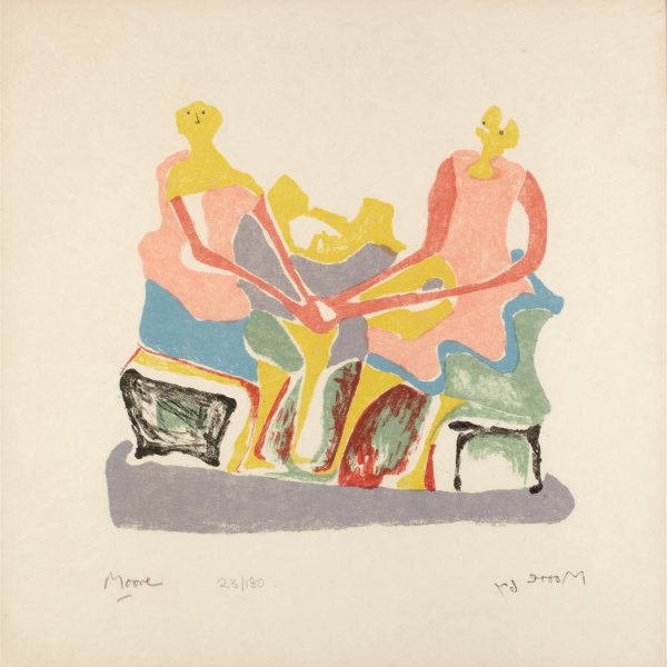 Shelter Sketch Book by Henry Moore