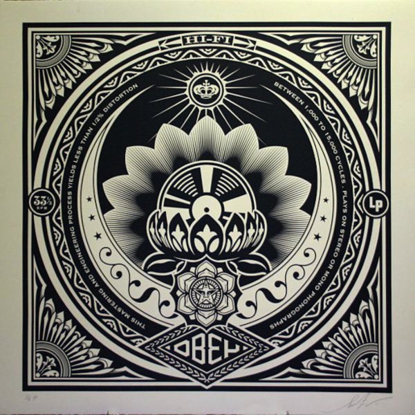 Lotus Album Large Format by Shepard Fairey