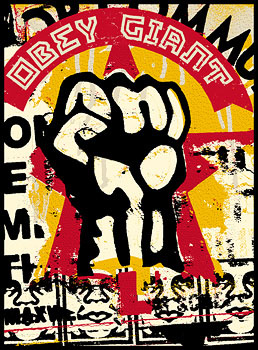 Mission Fist by Shepard Fairey