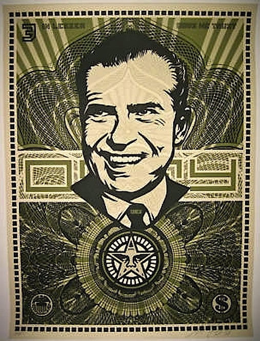 Nixon Money by Shepard Fairey