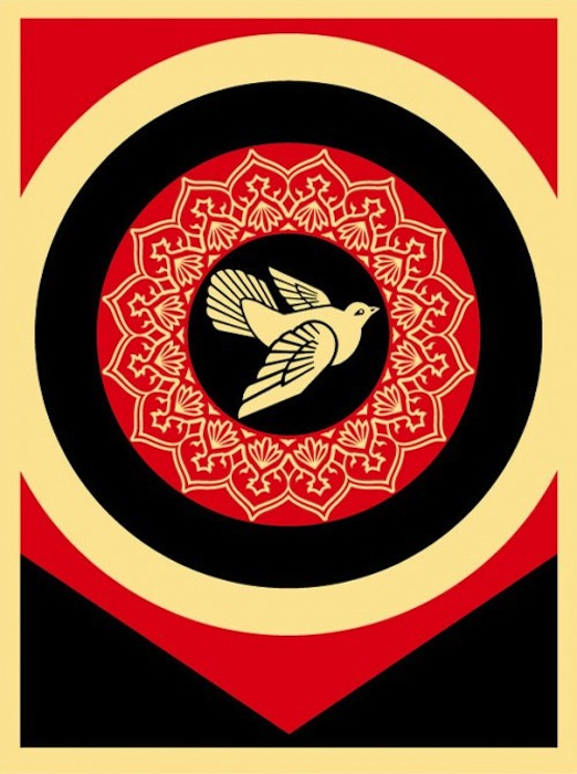 Obey Dove Black by Shepard Fairey