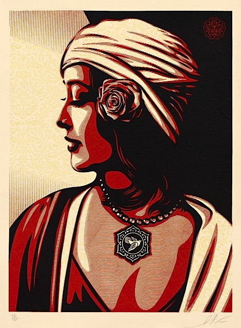 Obey Harmony Relief by Shepard Fairey