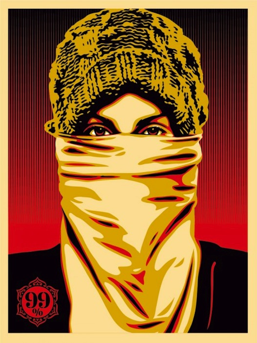 Occupy Protestor by Shepard Fairey
