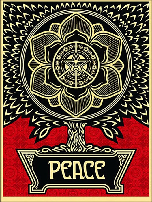 Peace Tree by Shepard Fairey