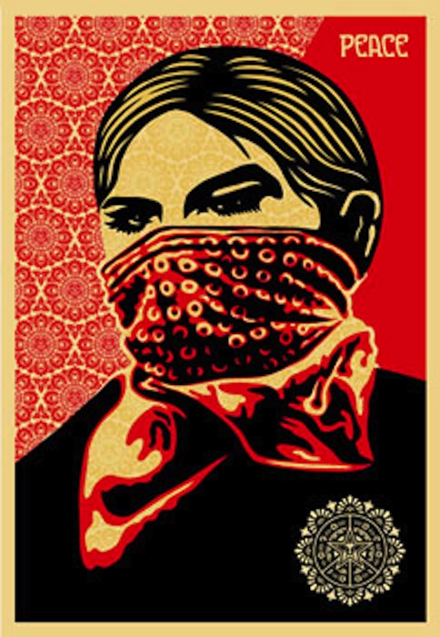Zapatista Woman by Shepard Fairey