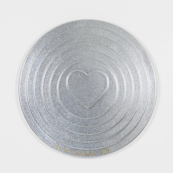 Silver Target (metal Flake) by Peter Blake