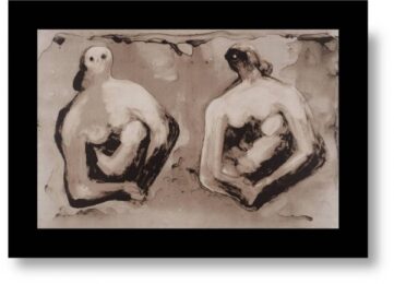Sisters With Children by Henry Moore at Pomegranate Fine Art