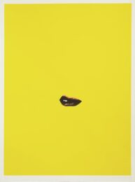 Sneer (yellow) by Gavin Turk at Paul Stolper Gallery