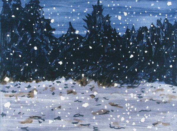 Snow Squall by Richard Bosman