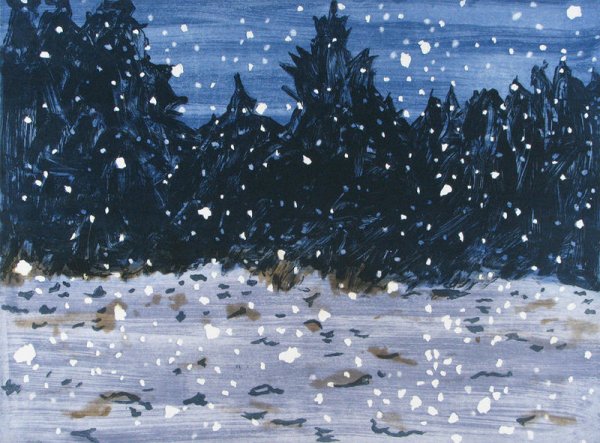 Snow Squall by Richard Bosman