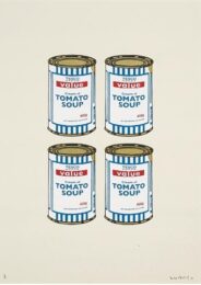 Soup Cans (quad) by Banksy at Lieberman Contemporary