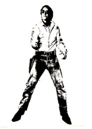 Space Cowboy by Blek Le Rat at Lieberman Contemporary
