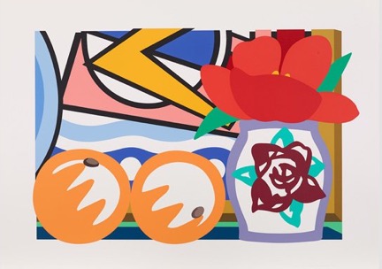 Still Life With Lichtenstein And Two Oranges, 1993 by Tom Wesselmann