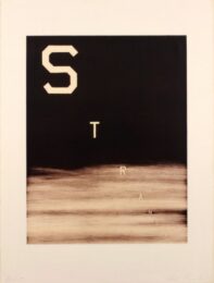 Stranger by Ed Ruscha at Gregg Shienbaum Fine Art