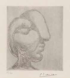 TÊte De Femme Or Sculpture. Profil De Marie-thÉrÈse by Pablo Picasso at Christopher-Clark Fine Art