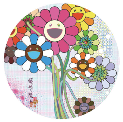 Even The Digital Realm Has Flowers To Offer by Takashi Murakami