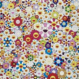 Flowers In Heaven by Takashi Murakami