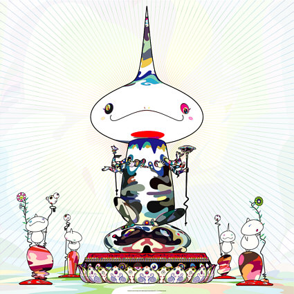 Reversed Double Helix Mega Power by Takashi Murakami