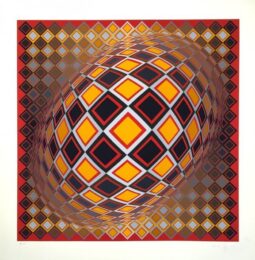 Teke by Victor Vasarely at Gregg Shienbaum Fine Art