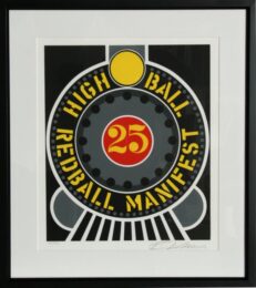 The American Dream: High Ball Redball Manifest by Robert Indiana at RoGallery