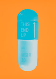 The Cure – Atomic Tangerine/cornflower Blue/ice Bl by Damien Hirst at Paul Stolper Gallery