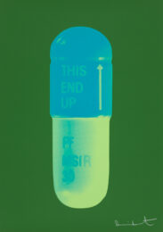 The Cure – Forest Green/turquoise/acid Green by Damien Hirst at Paul Stolper Gallery