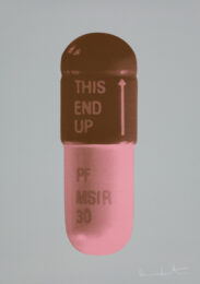 The Cure – Frigate/chocolate/rose Pink by Damien Hirst at Paul Stolper Gallery