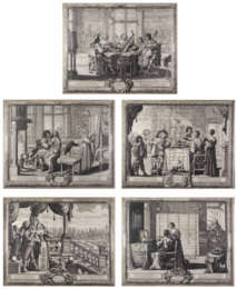 The Five Senses by Abraham Bosse at Sarah Sauvin
