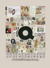 The Letter ‘q’ by Peter Blake at Paul Stolper Gallery