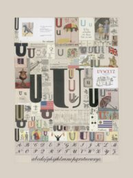 The Letter ‘u’ by Peter Blake at Paul Stolper Gallery