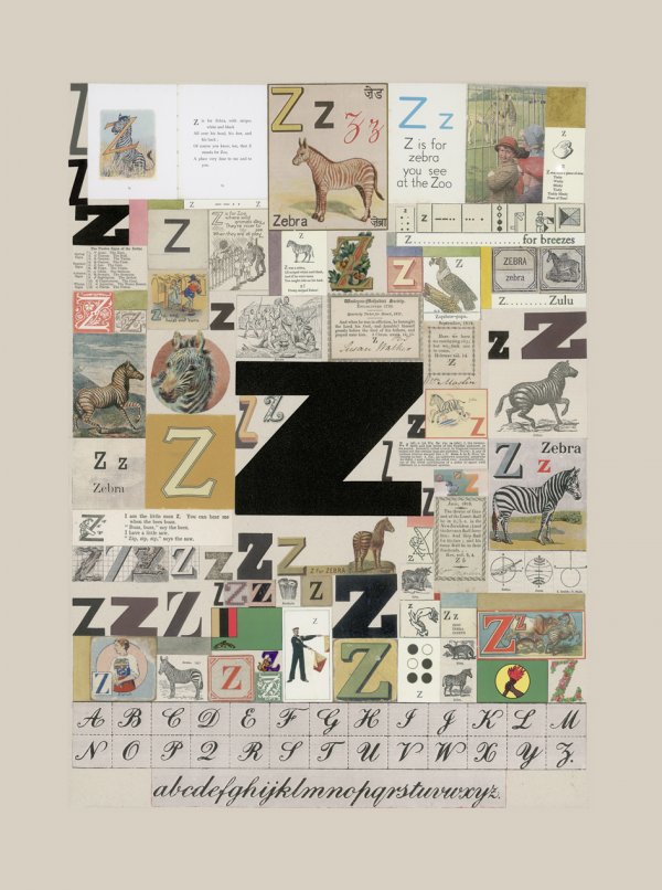 The Letter ‘z’ by Peter Blake