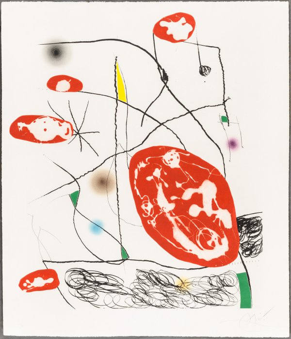 The Pine Of Formentor by Joan Miro