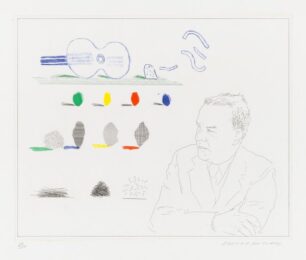The Poet ( Wallace Stevens) by David Hockney at Christopher-Clark Fine Art