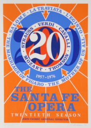 The Santa Fe Opera by Robert Indiana at RoGallery