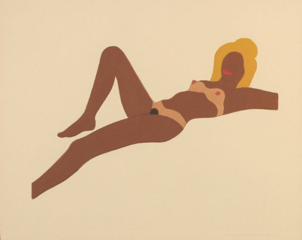 Embossed Nude #8 by Tom Wesselmann