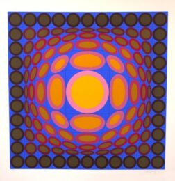 Tri-vega by Victor Vasarely at Gregg Shienbaum Fine Art