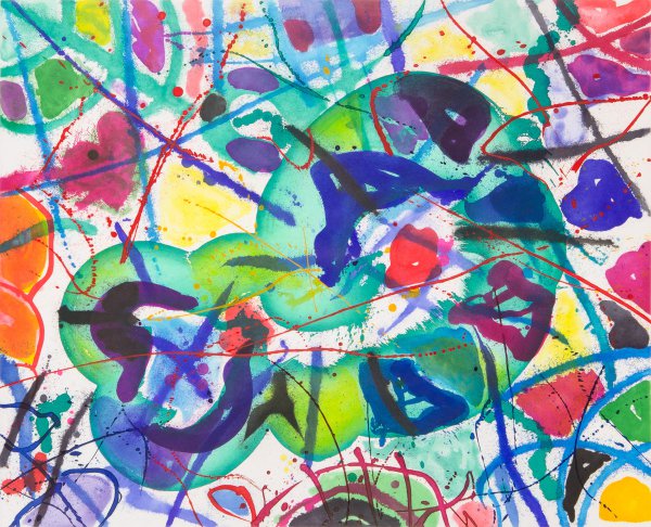 Trietto V by Sam Francis