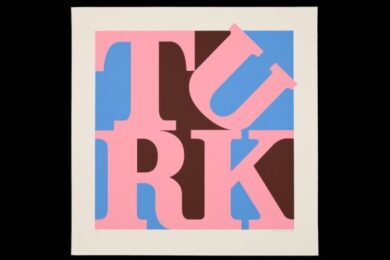 Turk Love Pink by Gavin Turk at Paul Stolper Gallery