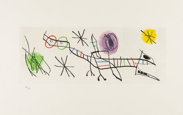 Untitled From Erik Satie: Poems And Songs by Joan Miro