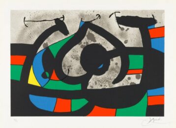 Untitled From Le Lezard Aux Plumes D’or by Joan Miro at Christopher-Clark Fine Art