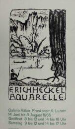 Untitled (exhibition Poster) by Erich Heckel at Sylvan Cole Gallery