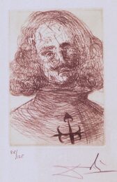 Velazquez From Five Spanish Immortals by Salvador Dalí at Gregg Shienbaum Fine Art