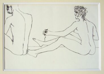 Venus And The Cat by Elisabeth Frink at Pomegranate Fine Art