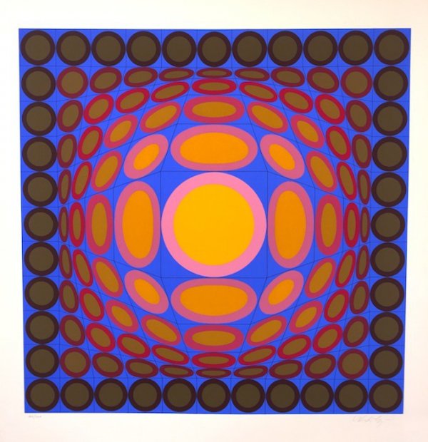Tri-vega by Victor Vasarely