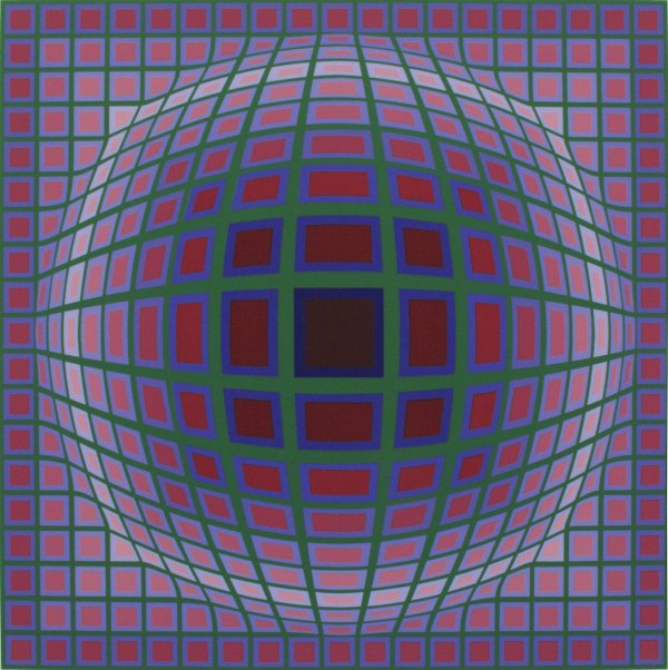 Titan A by Victor Vasarely