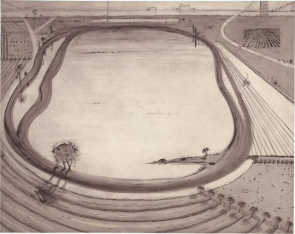 Reservoir by Wayne Thiebaud