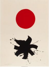 White Ground Red Disk by Adolph Gottlieb at Gregg Shienbaum Fine Art