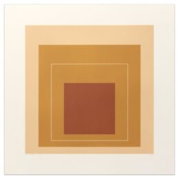White Lines Square Xvi by Josef Albers at Gregg Shienbaum Fine Art