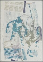 White Walk (from Stoned Moon Series) by Robert Rauschenberg at Gregg Shienbaum Fine Art