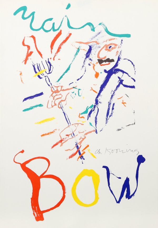 Rainbow: Thelonius Monk, Devil At The Keyboard by Willem De Kooning
